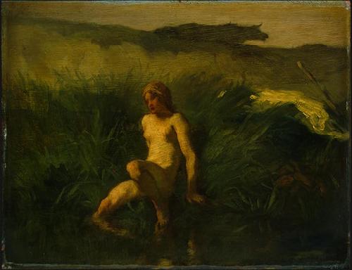 Jean-Franc Millet The bather